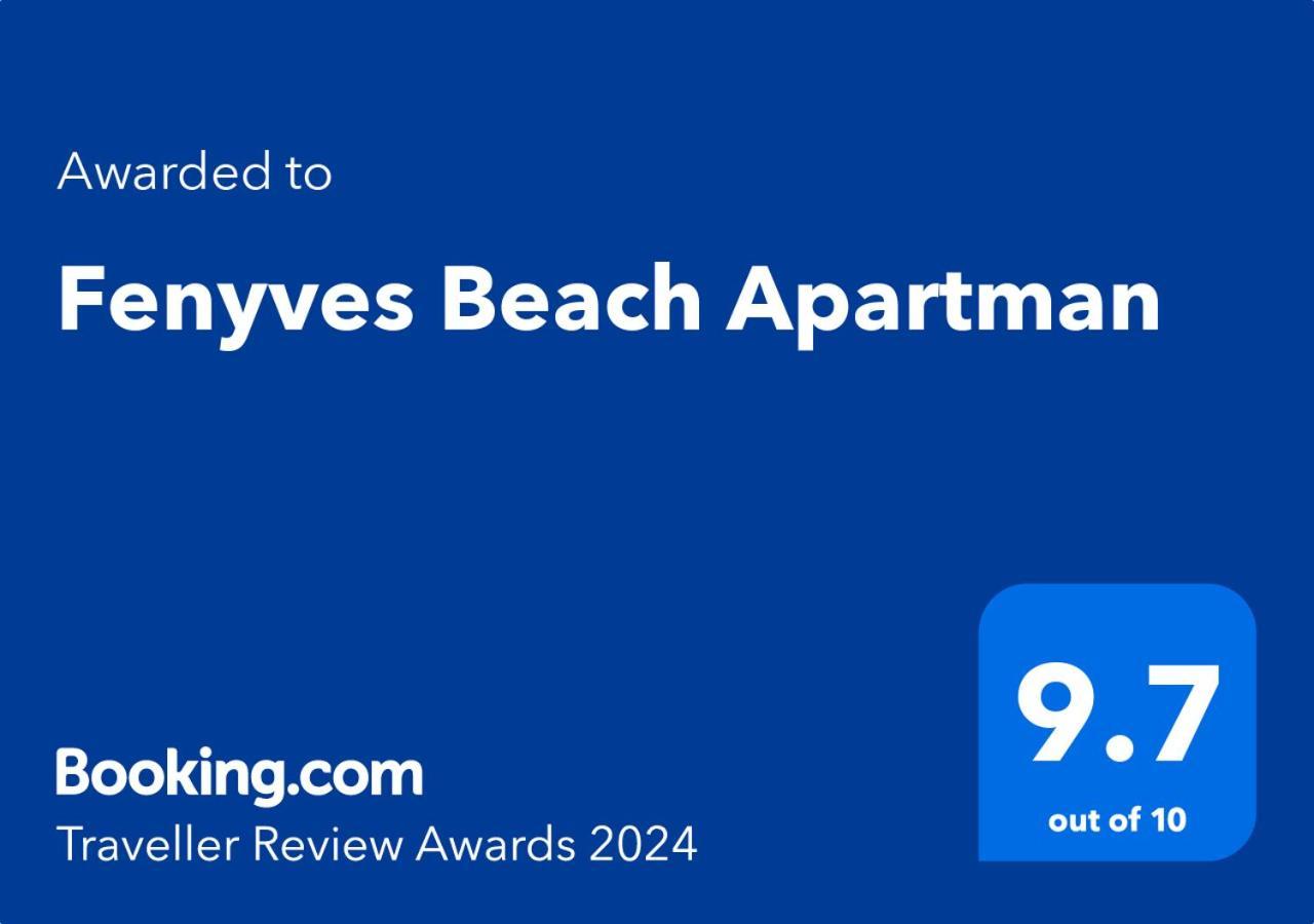 Fenyves Beach Apartman Delux Балатонфеньвеш Экстерьер фото